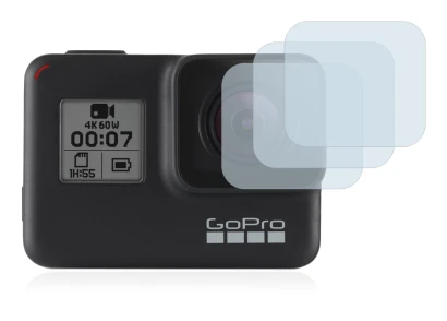 Image of the device GoPro Hero 7 Black (Lens) with a wide variety of screen protectors.