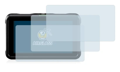 Image of the device Atomos Shinobi with a wide variety of screen protectors.