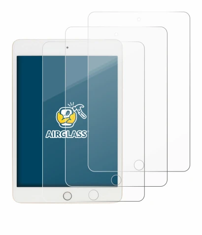 Image of the device Apple iPad Mini 5 2019 (5th. Gen.) with a wide variety of screen protectors.