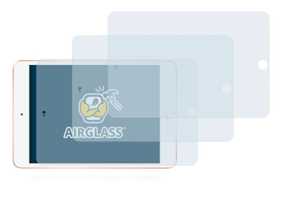 Image of the device Apple iPad Mini 5 2019 (Landscape, 5th Gen.) with a wide variety of screen protectors.