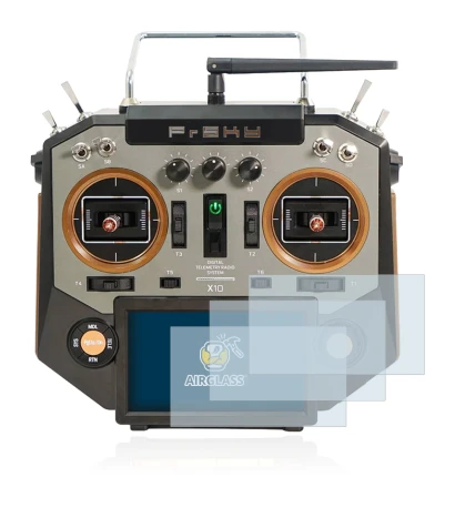 Image of the device FrSky Horus X10 with a wide variety of screen protectors.