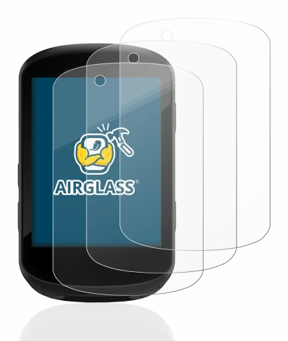 Image of the device Garmin Edge 530 with a wide variety of screen protectors.
