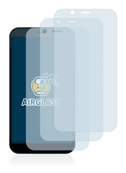 Image of the device Shiftphones Shift6m with a wide variety of screen protectors.