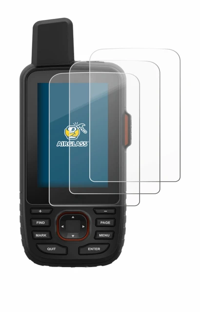 Image of the device Garmin GPSMAP 66i with a wide variety of screen protectors.