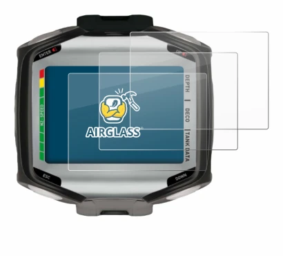 Image of the device Mares Quad with a wide variety of screen protectors.