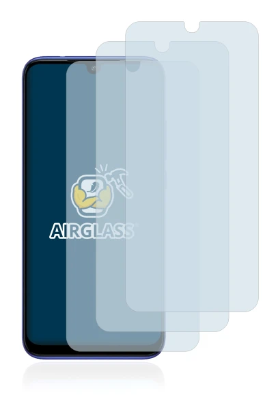 Image of the device Xiaomi Redmi 8 with a wide variety of screen protectors.
