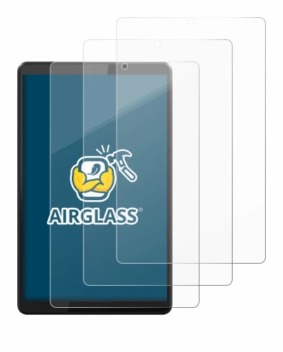Image of the device Lenovo Tab M8 with a wide variety of screen protectors.