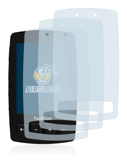 Image of the device TwoNav Trail 2 with a wide variety of screen protectors.