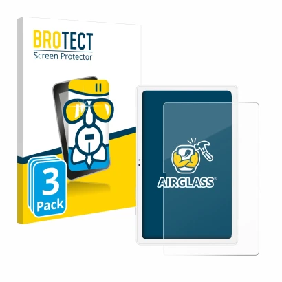 Front side of a product packaging with the brand logo BROTECT. Next to it is the device Samsung Galaxy Tab A7 10.4 WiFi 2020 s