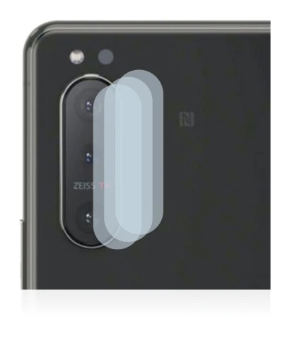 Image of the device Sony Xperia 5 II (ONLY Camera Lens) with a wide variety of screen protectors.