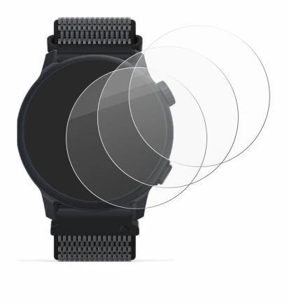 Image of the device Coros Pace 2 with a wide variety of screen protectors.