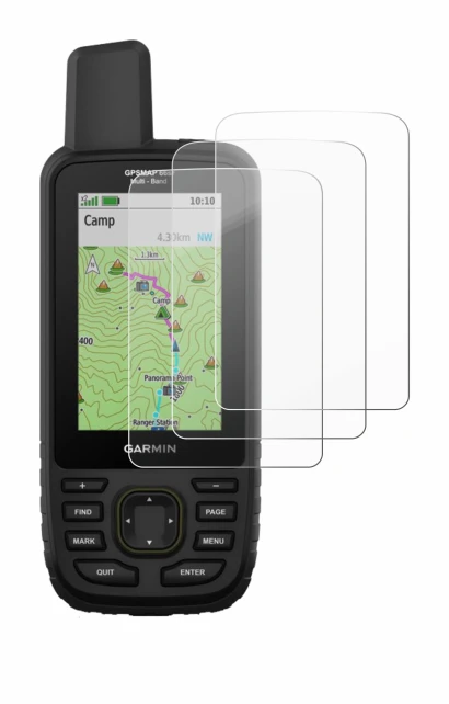 Image of the device Garmin GPSMAP 66sr with a wide variety of screen protectors.