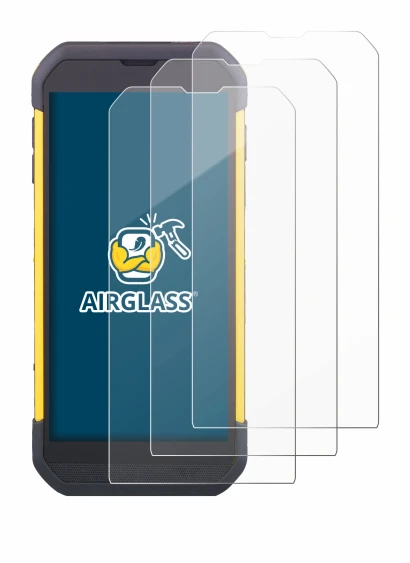 Image of the device Cipherlab RS35 with a wide variety of screen protectors.