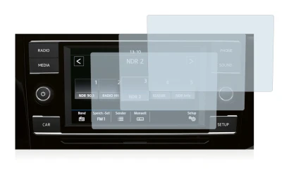 Image of the device Volkswagen T6.1 California 2021 Composition Colour 6.5" with a wide variety of screen protectors.