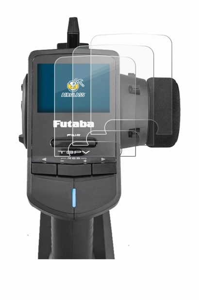 Image of the device Futaba T3PV with a wide variety of screen protectors.