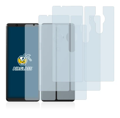 Image of the device Sony Xperia Pro-I (Front+Back) with a wide variety of screen protectors.