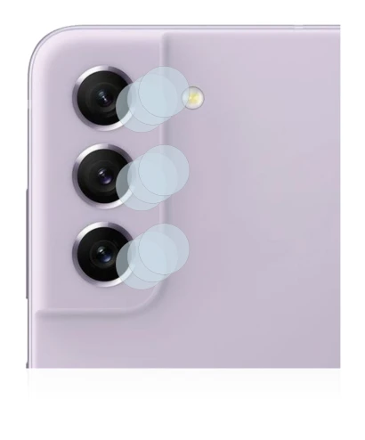 Image of the device Samsung Galaxy S21 FE 5G (ONLY Camera Lens) with a wide variety of screen protectors.