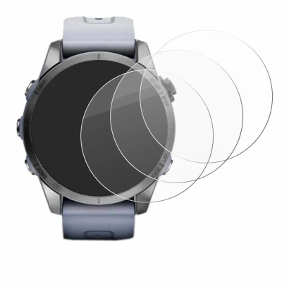 Image of the device Garmin Fenix 7S (42 mm) with a wide variety of screen protectors.