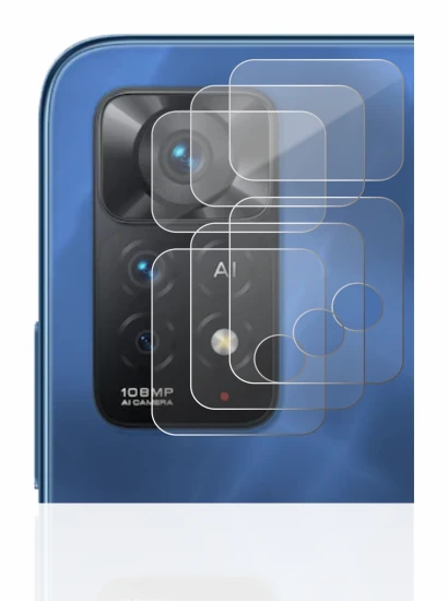 Image of the device Xiaomi Redmi Note 11 Pro 5G (ONLY Camera Lens) with a wide variety of screen protectors.