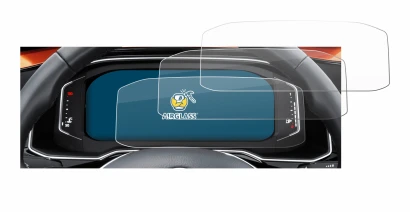 Image of the device Volkswagen Polo 6 Digital Cockpit Pro with a wide variety of screen protectors.