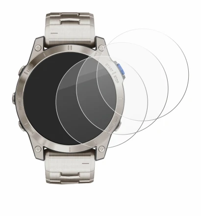Image of the device Garmin D2 Mach 1 with a wide variety of screen protectors.