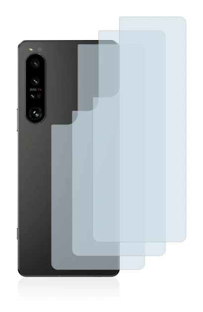 Image of the device Sony Xperia 1 IV (Back) with a wide variety of screen protectors.