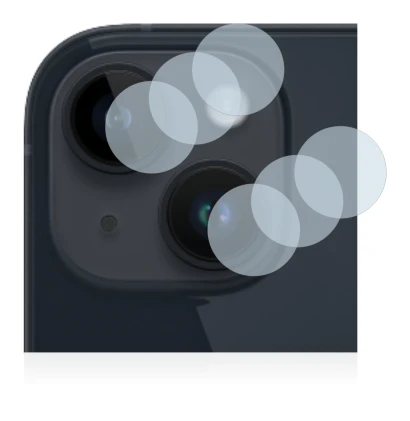 Image of the device Apple iPhone 14 Plus (ONLY Camera Lens) with a wide variety of screen protectors.