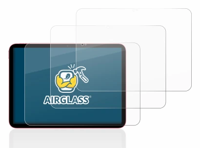 Image of the device Apple iPad 10.9" WiFi 2022 (10th Gen.) with a wide variety of screen protectors.