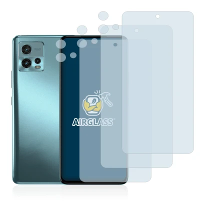 Image of the device Motorola Moto G72 (Front+Camera) with a wide variety of screen protectors.