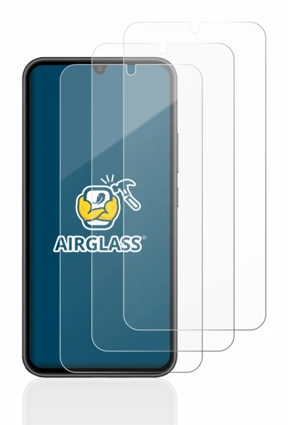 Image of the device Samsung Galaxy A34 5G with a wide variety of screen protectors.