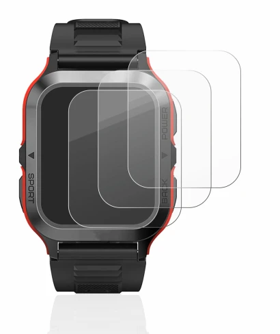 Image of the device Kospet Tank M2 with a wide variety of screen protectors.