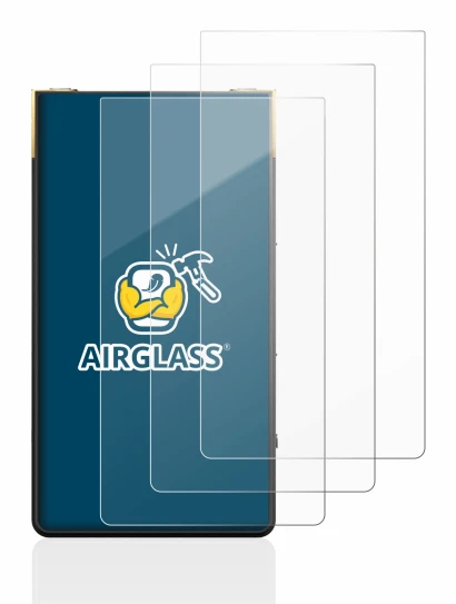 Image of the device Sony Walkman NW-ZX707 with a wide variety of screen protectors.