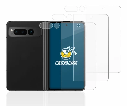 Image of the device Google Pixel Fold (Front+Camera) with a wide variety of screen protectors.
