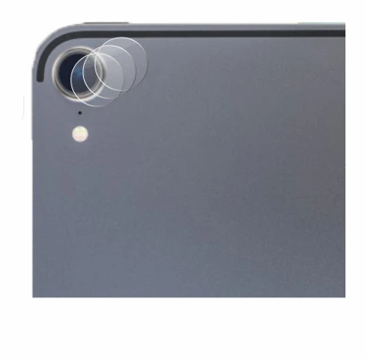 Image of the device Apple iPad Pro 12.9" 2018 (ONLY Camera Lens, 3nd Gen.) with a wide variety of screen protectors.