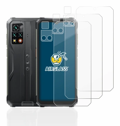Image of the device Blackview BV9200 (Front+Camera) with a wide variety of screen protectors.