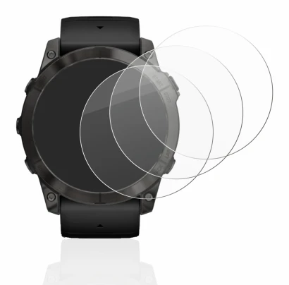 Image of the device Garmin Epix Pro (Gen 2) (51 mm) with a wide variety of screen protectors.