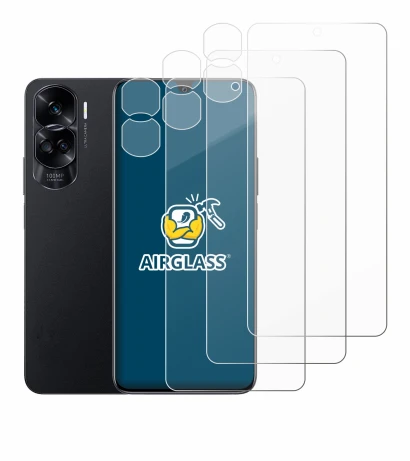 Image of the device Honor 90 Lite (Front+Camera) with a wide variety of screen protectors.