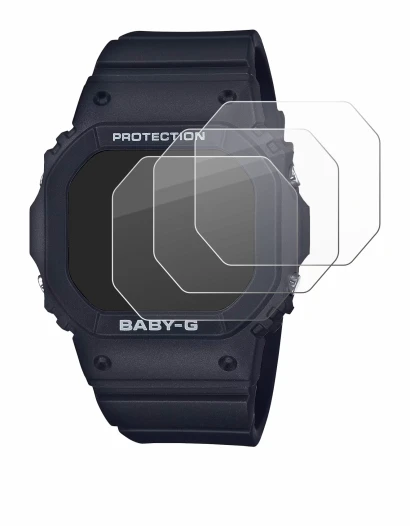 Image of the device Casio Baby-G BGD-565 with a wide variety of screen protectors.