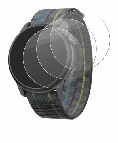 Image of the device Coros Pace 3 with a wide variety of screen protectors.