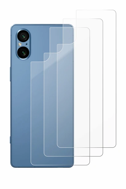 Image of the device Sony Xperia 5 V (Back) with a wide variety of screen protectors.