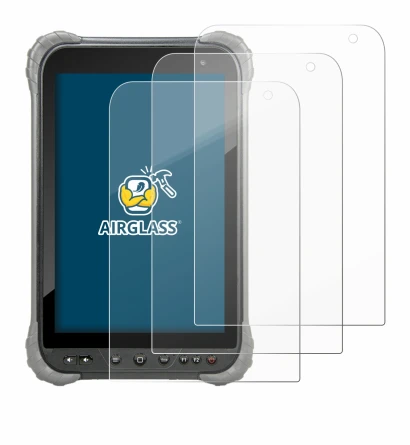 Image of the device Juniper Systems Cedar CT8X2 with a wide variety of screen protectors.