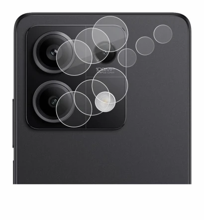 Image of the device Xiaomi Redmi Note 13 Pro 5G (ONLY Camera Lens) with a wide variety of screen protectors.
