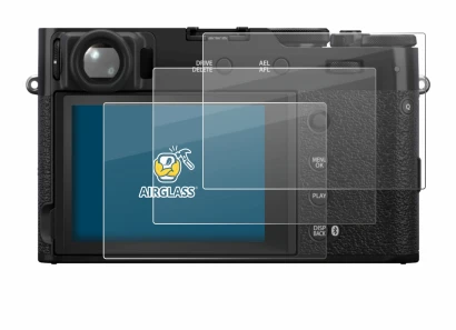 Image of the device Fujifilm X100VI with a wide variety of screen protectors.