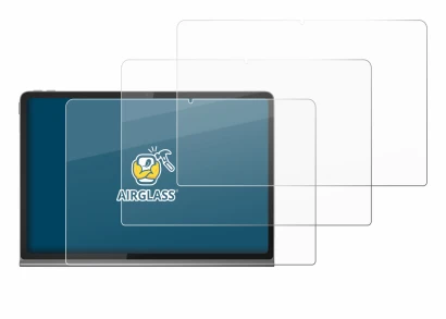 Image of the device Lenovo Tab Plus with a wide variety of screen protectors.