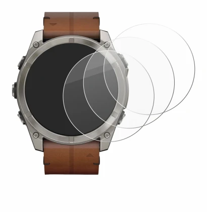 Image of the device Garmin Fenix 8 AMOLED (51 mm) with a wide variety of screen protectors.