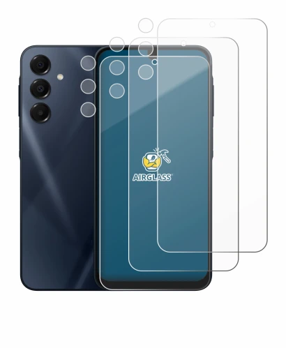 Image of the device Samsung Galaxy A16 5G (Front+Camera) with a wide variety of screen protectors.