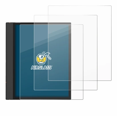 Image of the device Boox Note Air 4 C with a wide variety of screen protectors.