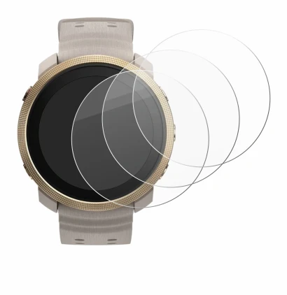 Image of the device Polar Vantage M3 with a wide variety of screen protectors.