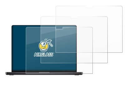 Image of the device Apple MacBook Pro 16" M4 2024 with a wide variety of screen protectors.