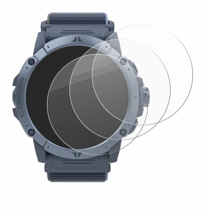 Image of the device Coros Vertix 2S with a wide variety of screen protectors.